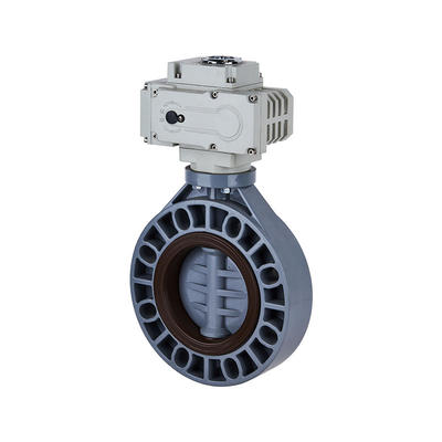 CPVC Electric Butterfly Valve DN32-1000
